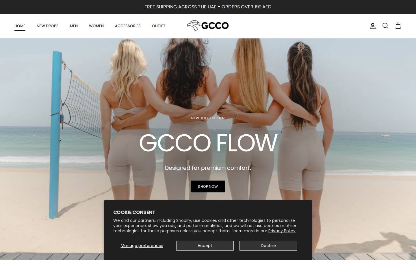 gcco.me homepage screenshot