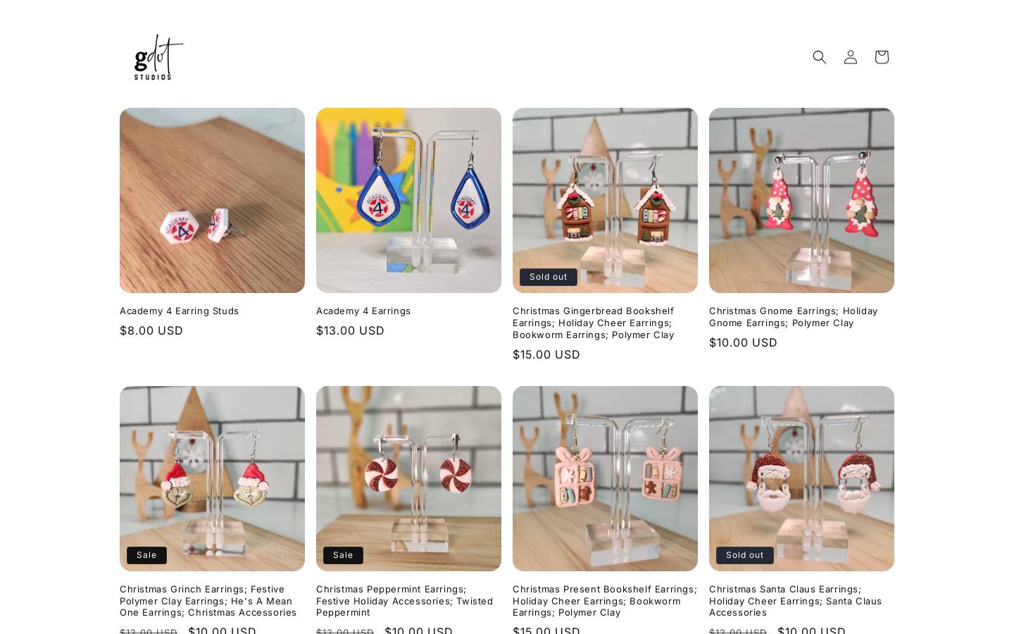 gdotstudios.com homepage screenshot