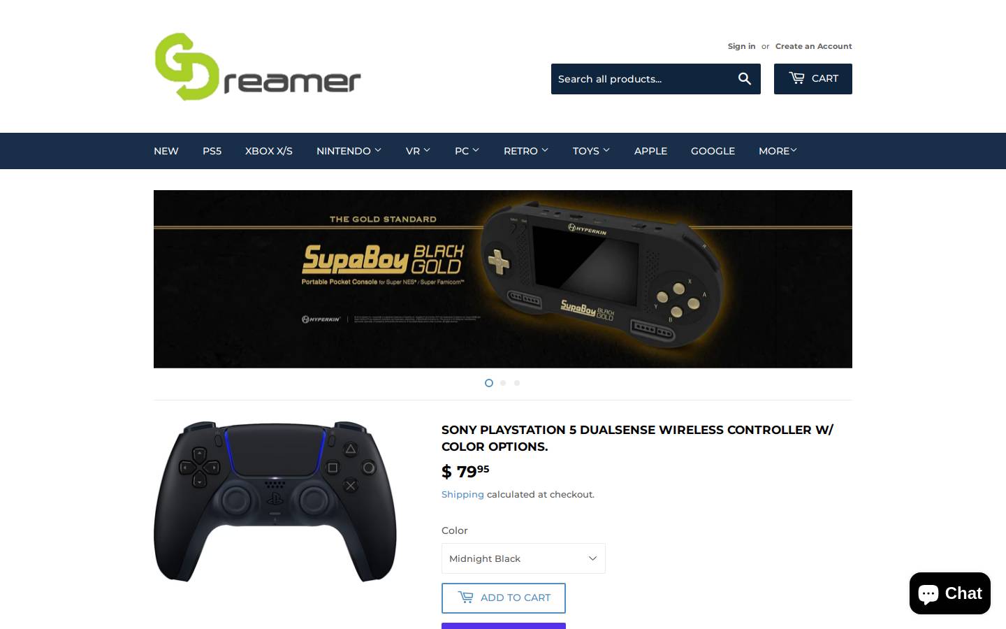 gdreamers.com homepage screenshot