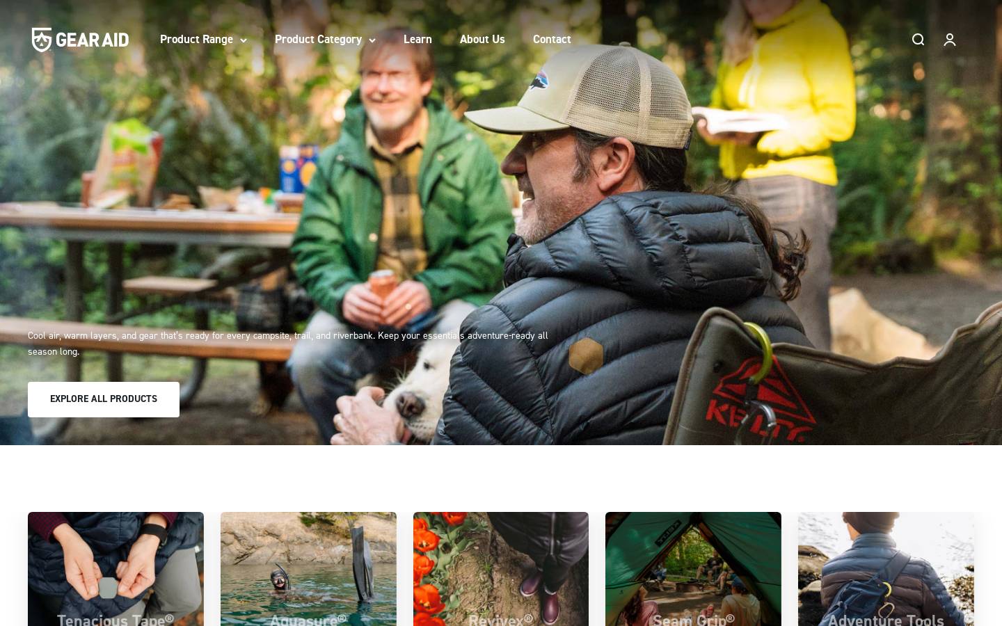 gearaid.com homepage screenshot