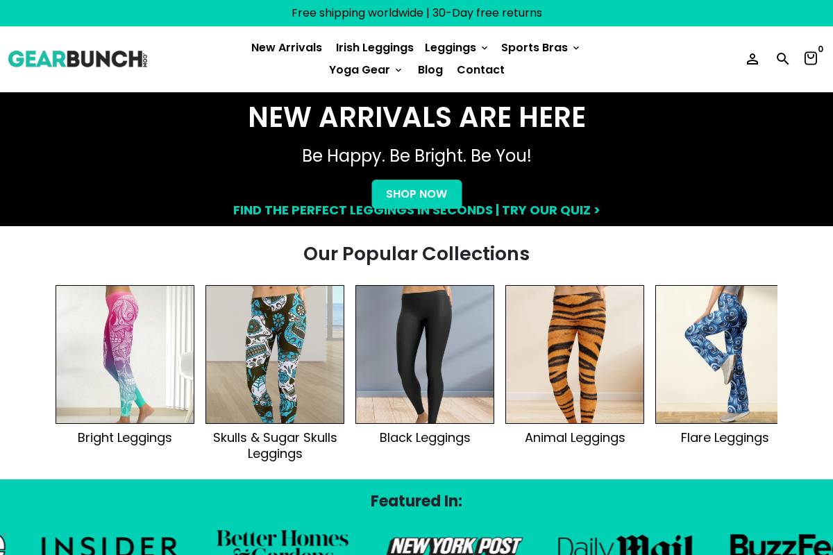 GearBunch homepage screenshot