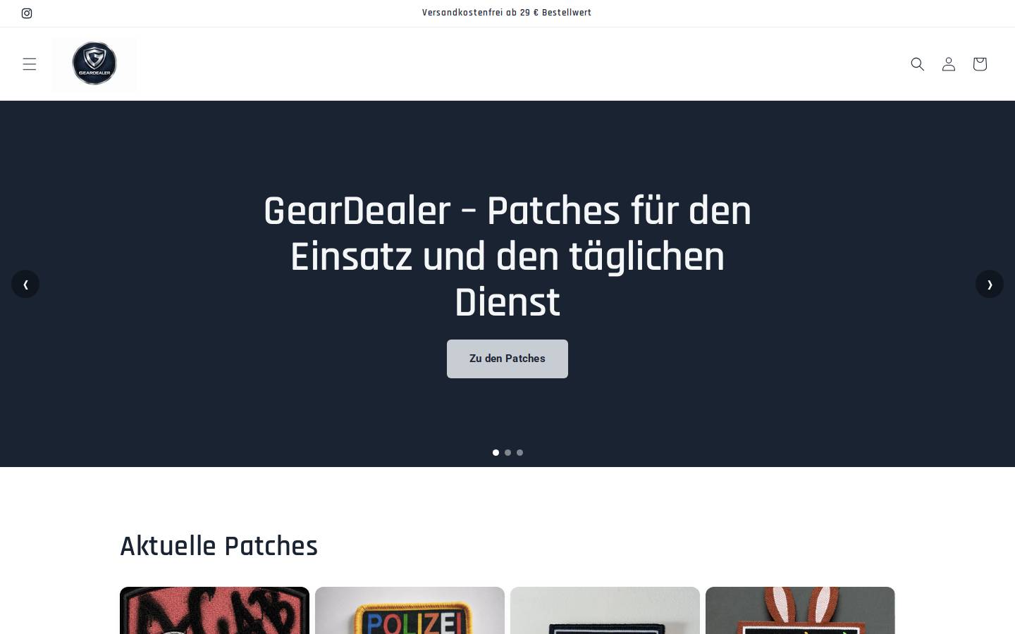 geardealer.de homepage screenshot