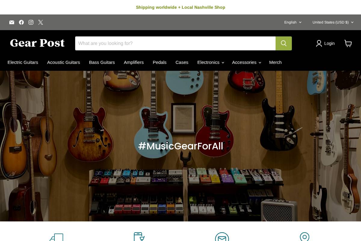 gearpost.com homepage screenshot