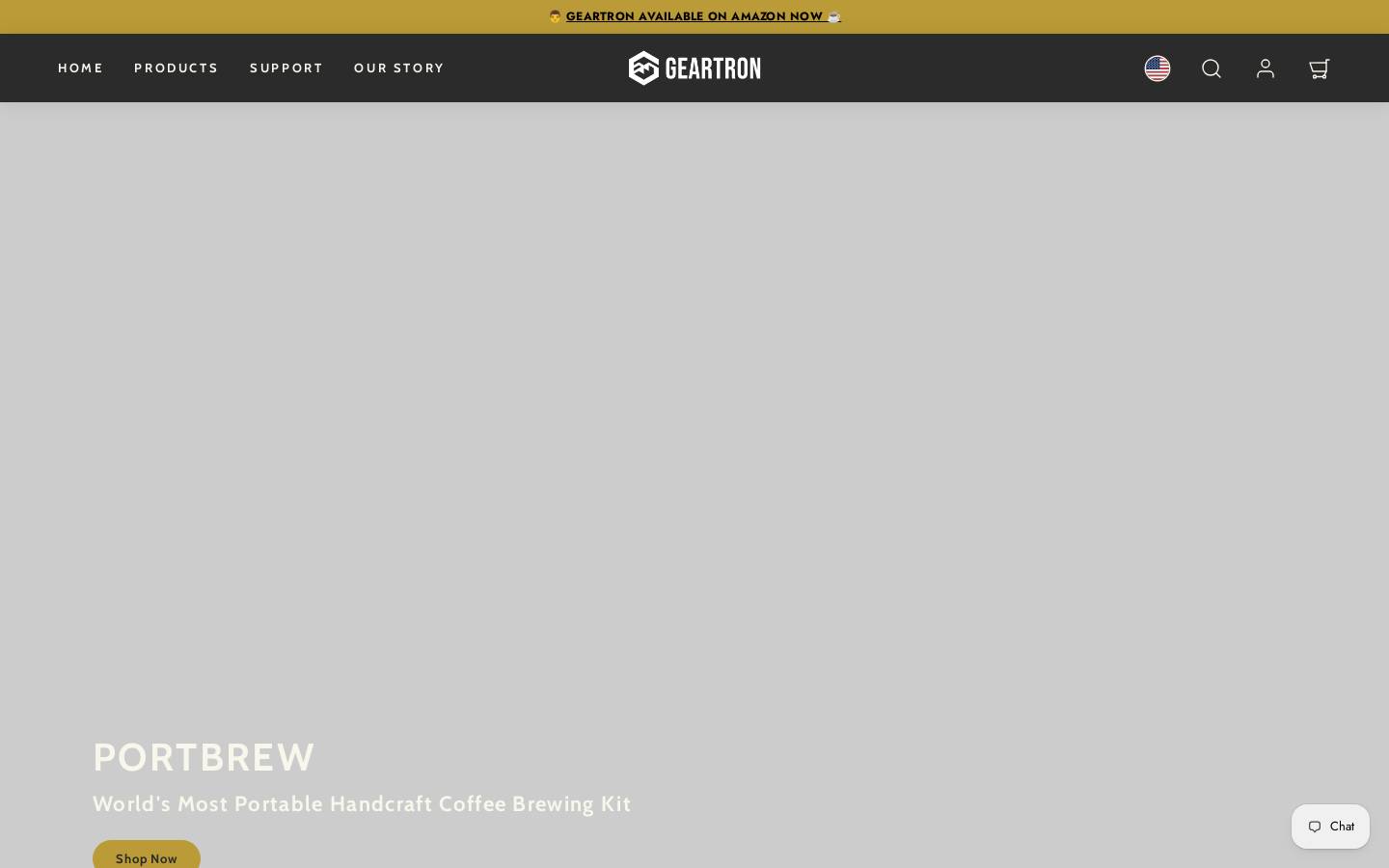 geartron.co homepage screenshot