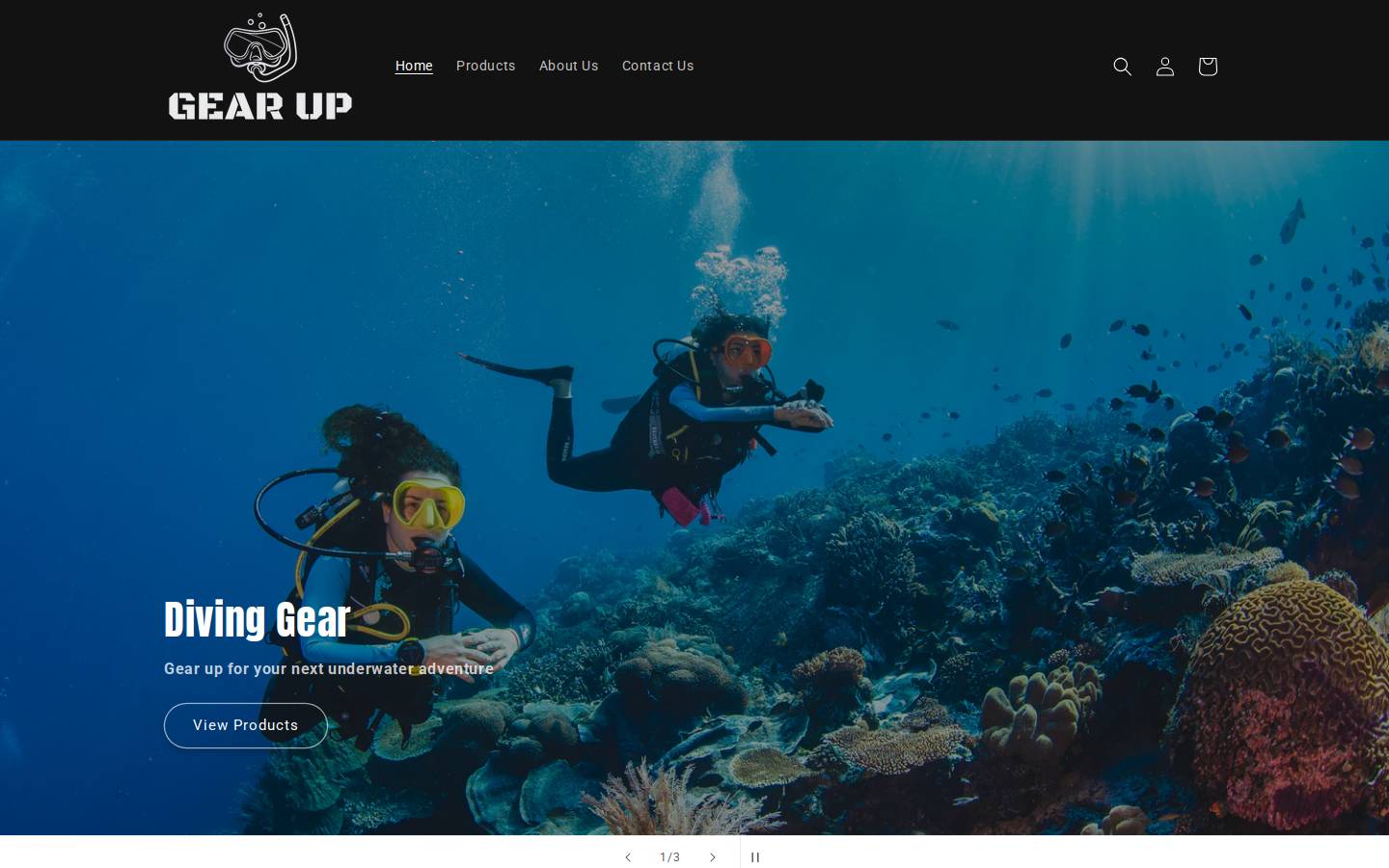 gearupdive.com homepage screenshot