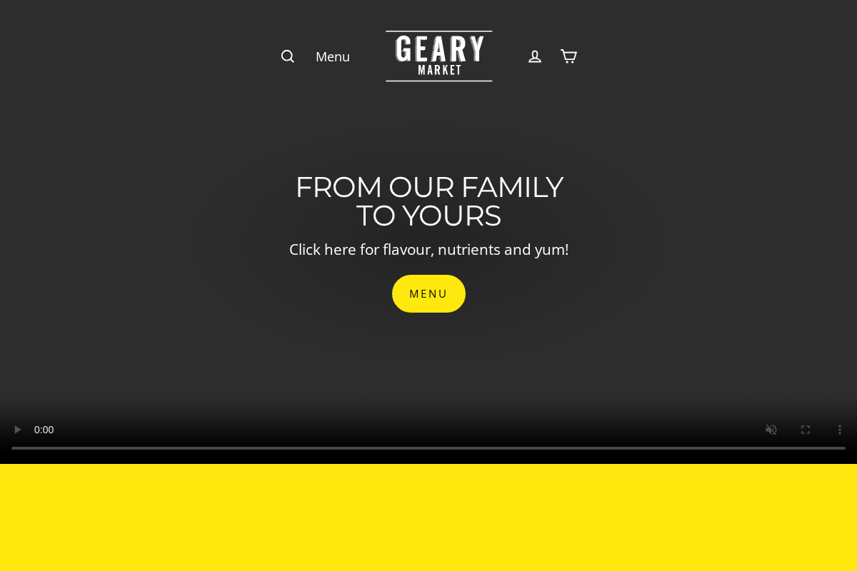 gearymarket.com homepage screenshot