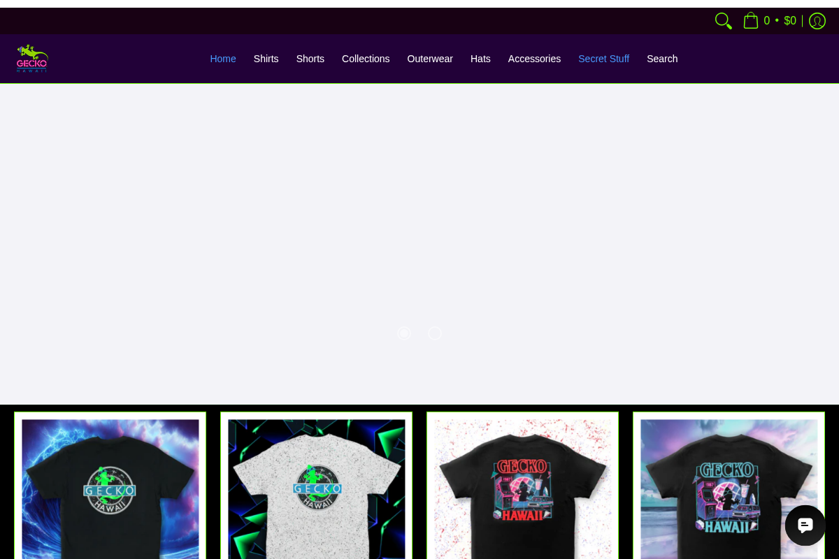 Gecko Hawaii homepage screenshot