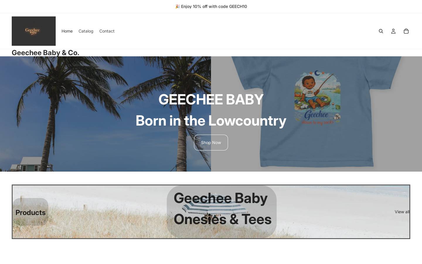 geecheebaby.com homepage screenshot