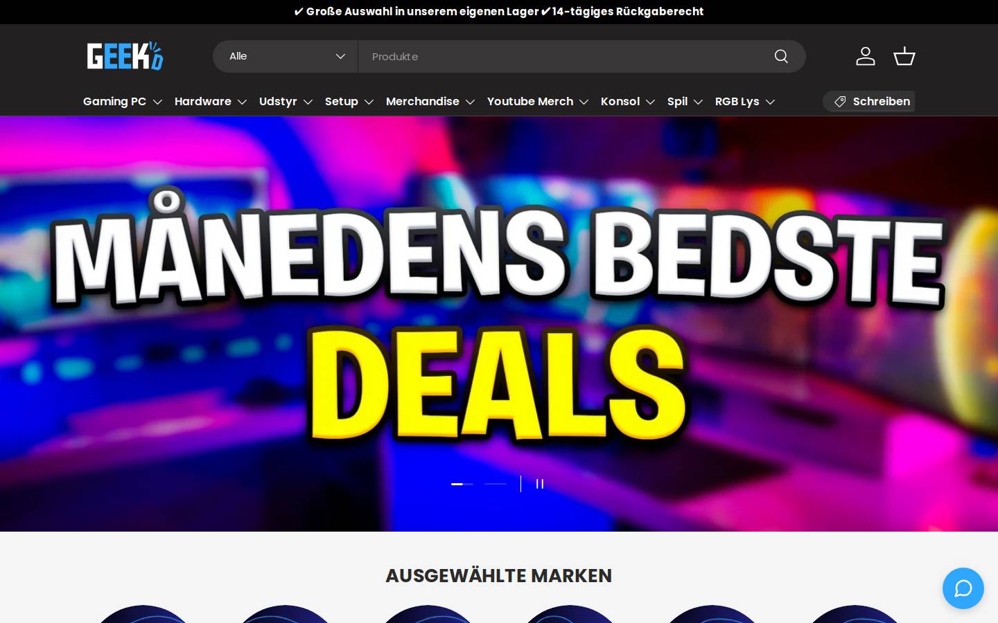 geekd.de homepage screenshot