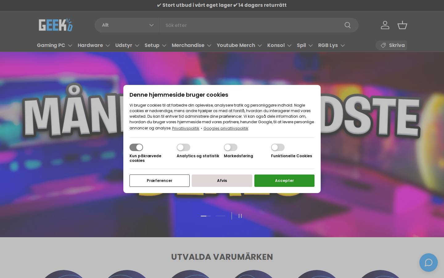 Geekd homepage screenshot