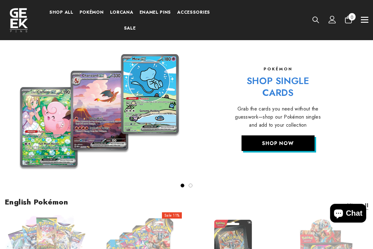 GeekPins homepage screenshot