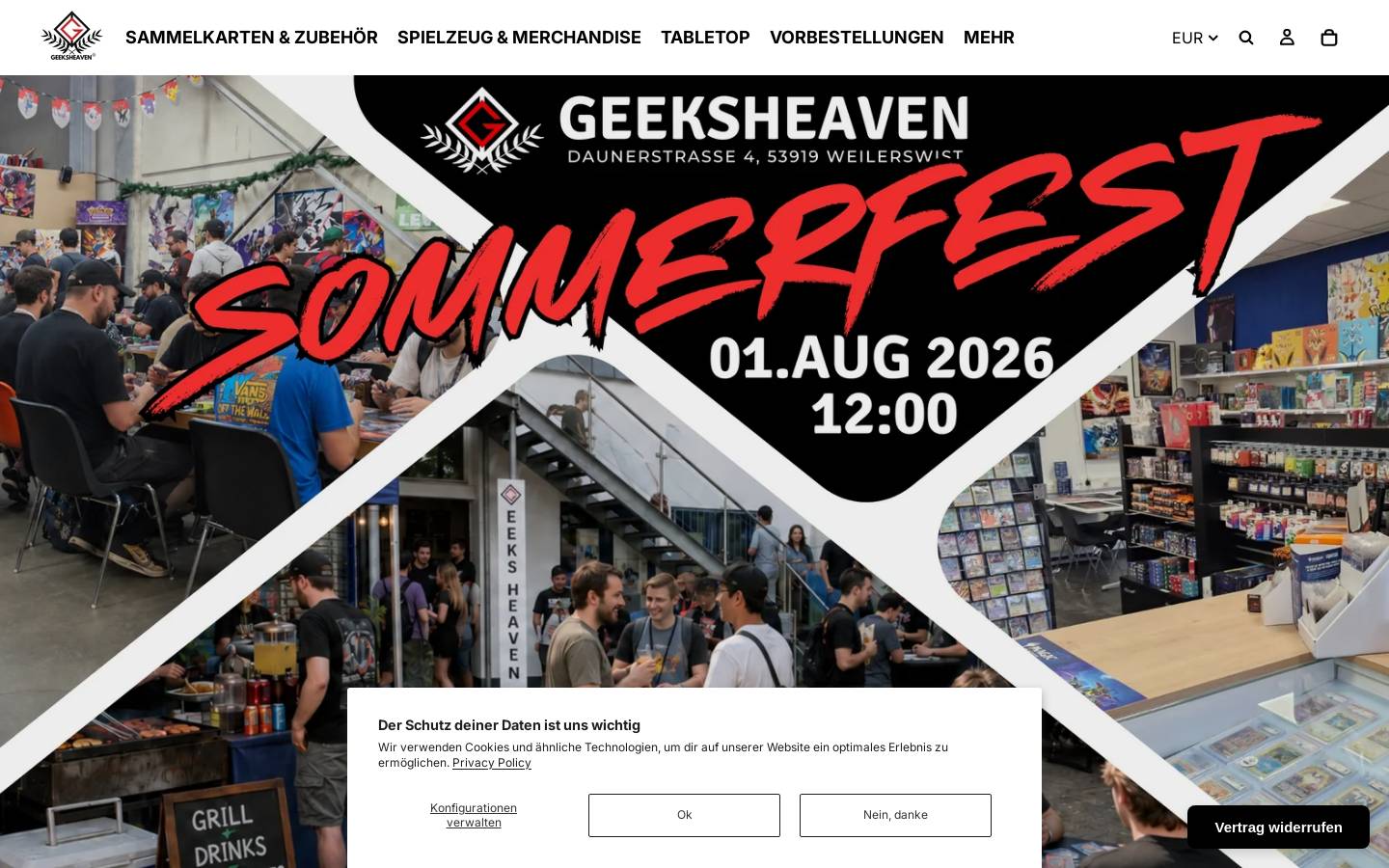 Geeksheaven homepage screenshot
