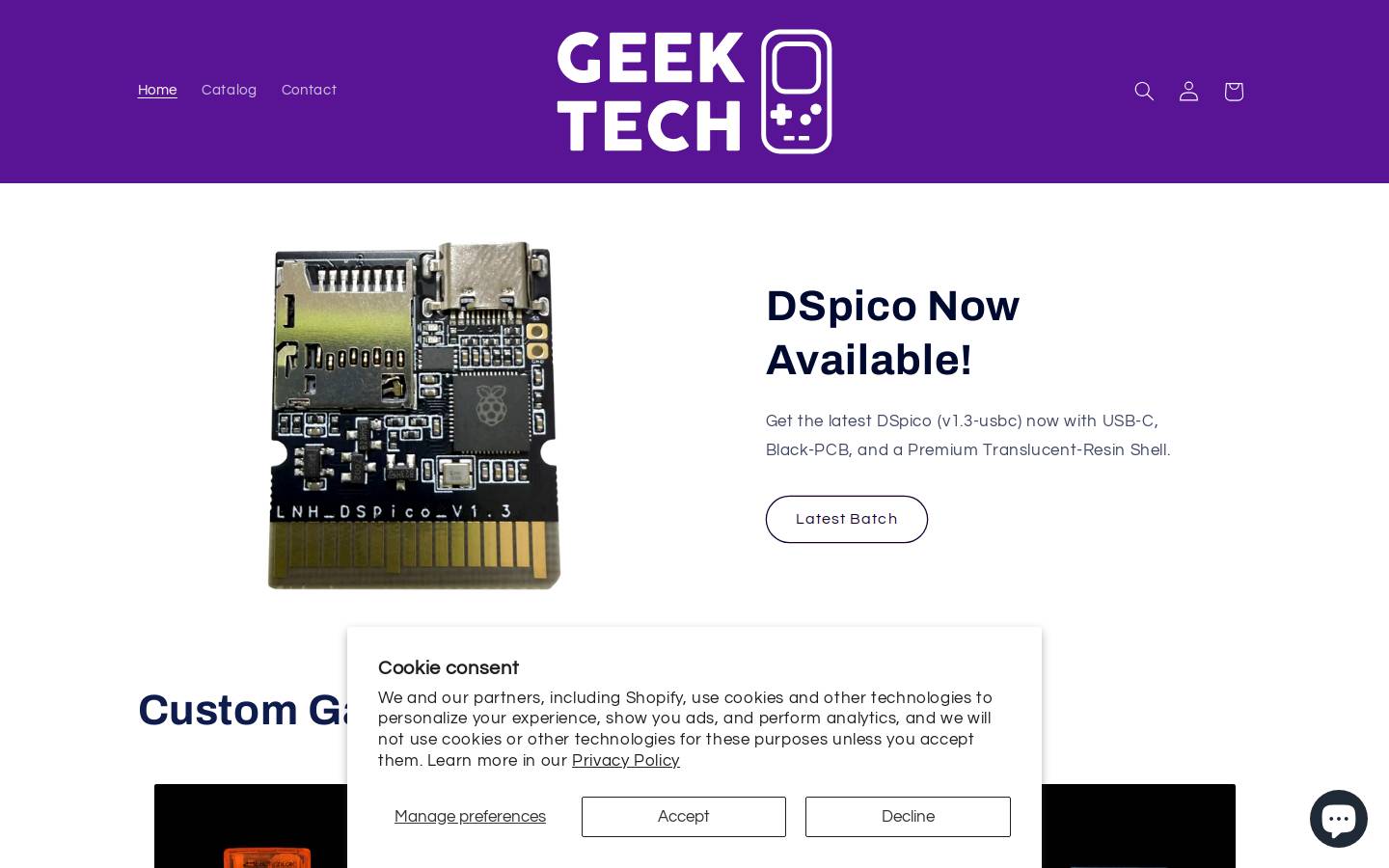 geekte.ch homepage screenshot