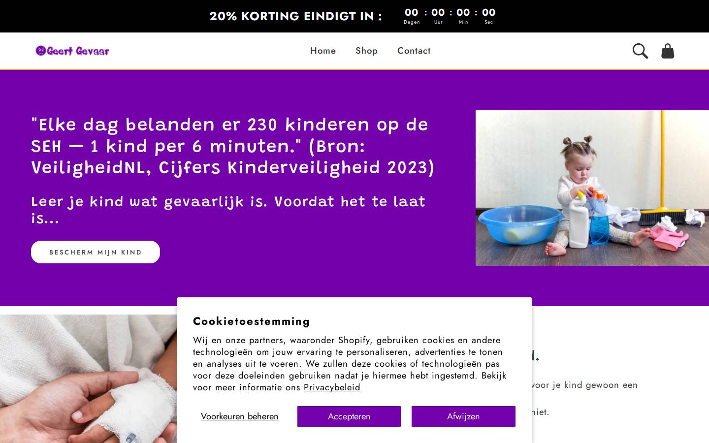 geertgevaar.nl homepage screenshot
