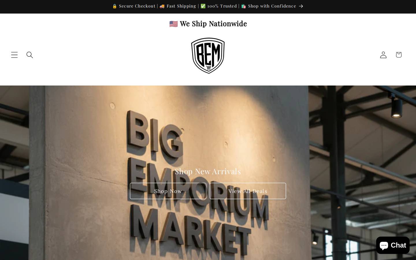 geesmarketplace.com homepage screenshot