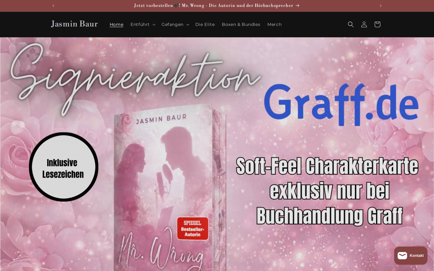 gefangen-thriller.com homepage screenshot