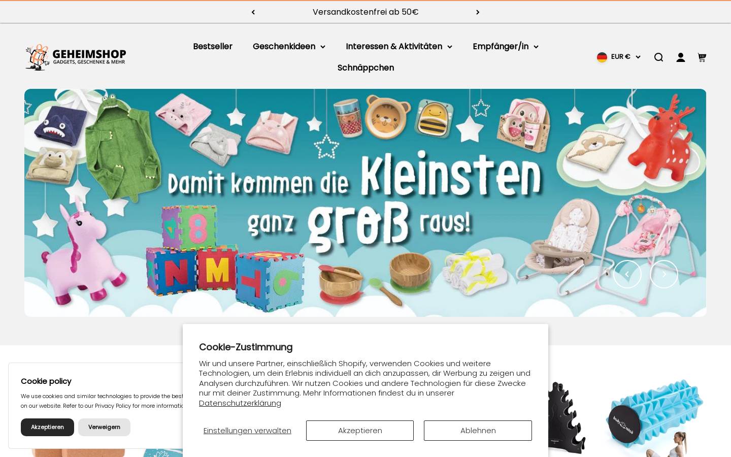 Goods & Gadgets GmbH homepage screenshot