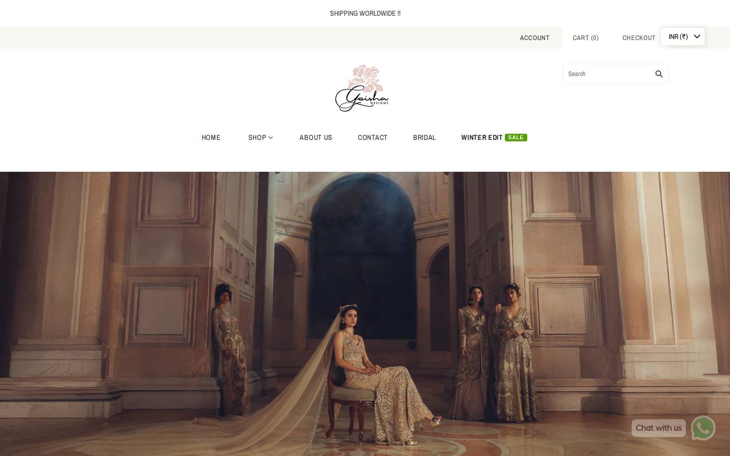 geishadesigns.shop homepage screenshot