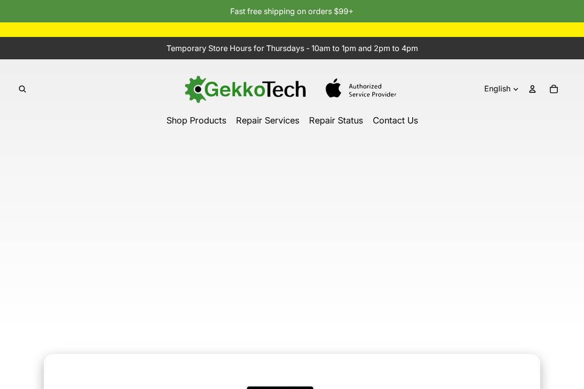 gekkotech.ca homepage screenshot