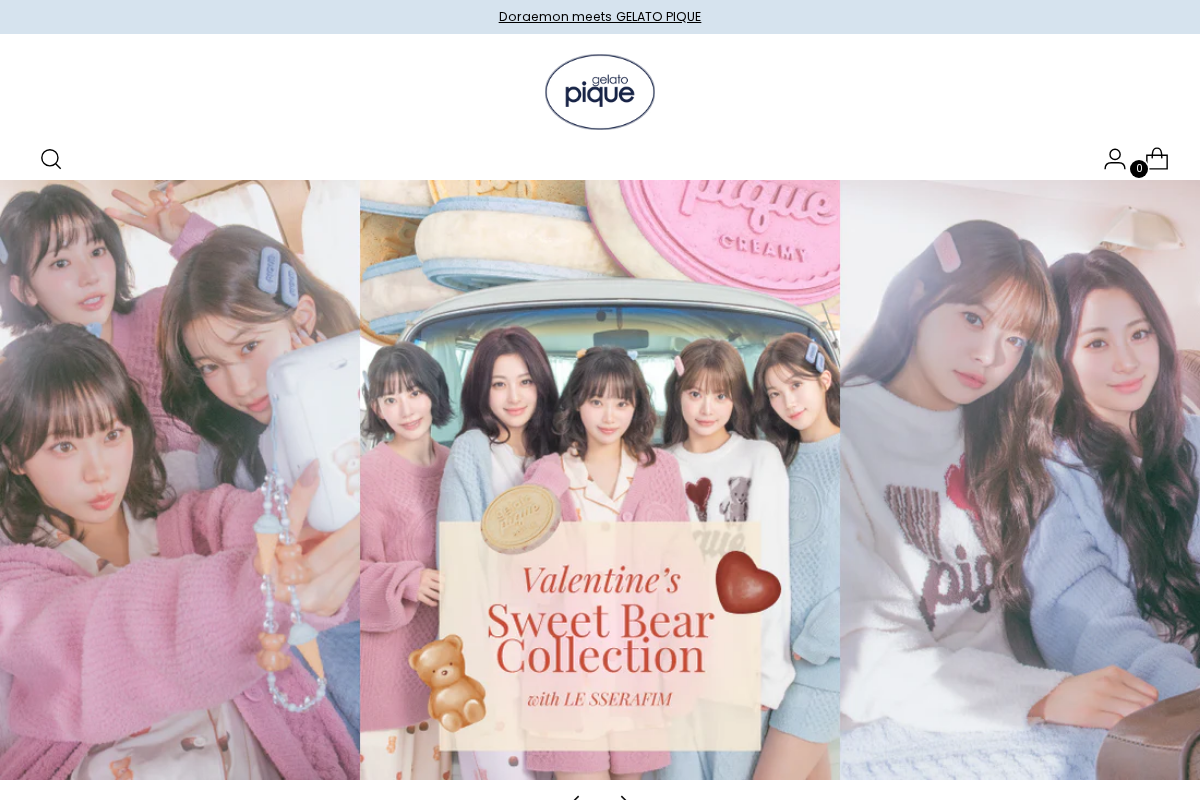 gelato pique homepage screenshot