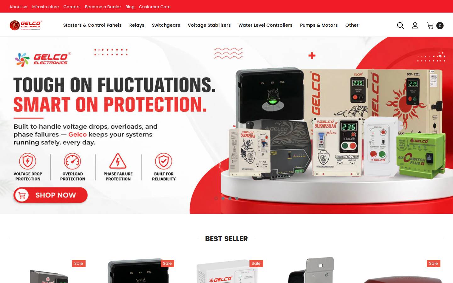 gelco-world.com homepage screenshot