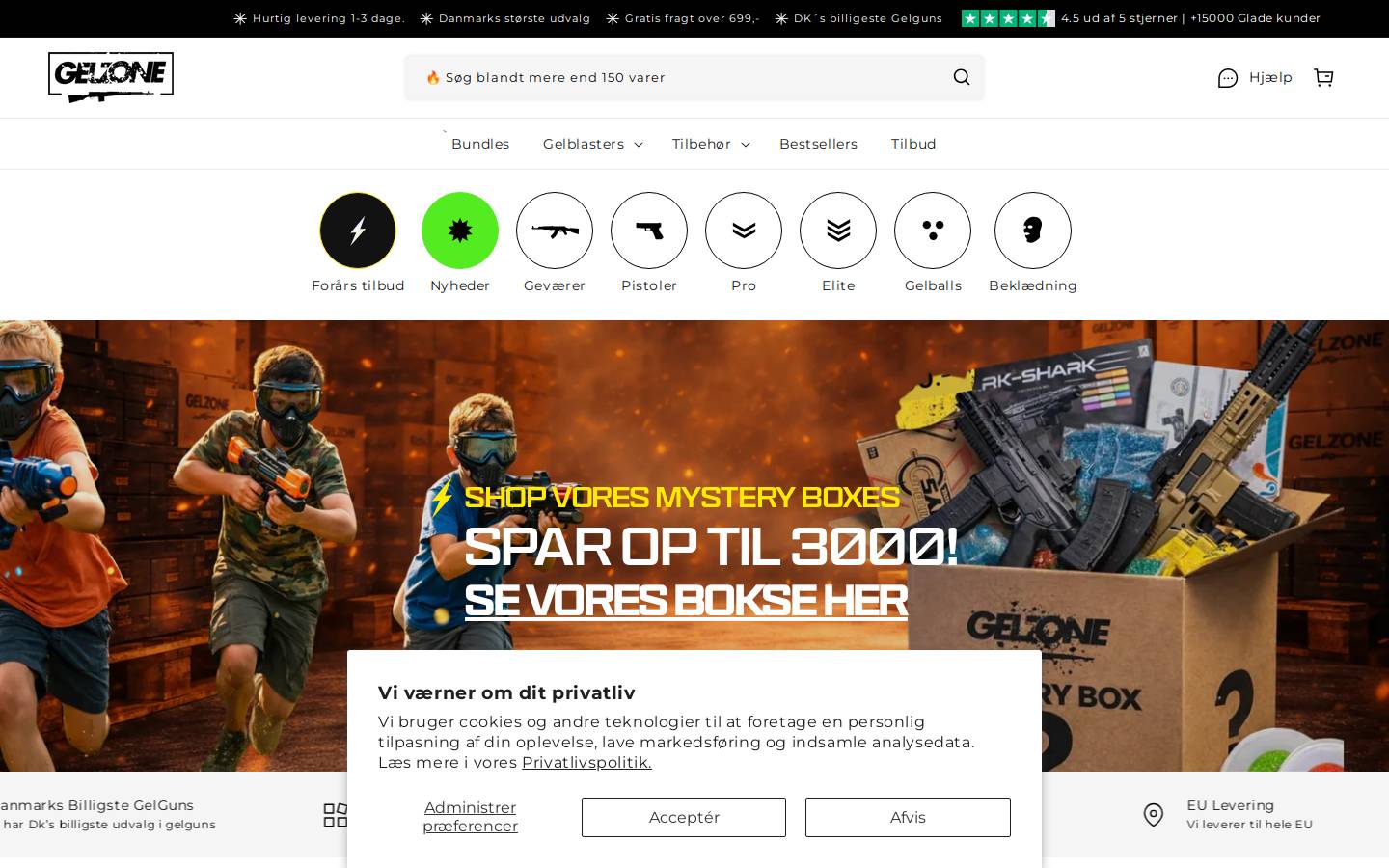 gelfun.de homepage screenshot