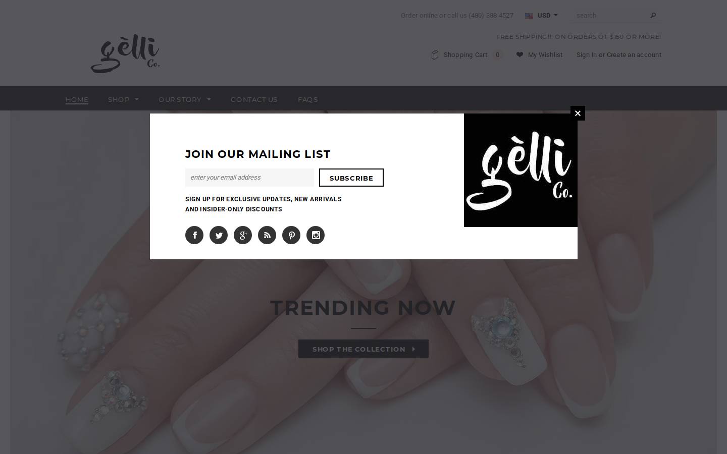 gellico.com homepage screenshot