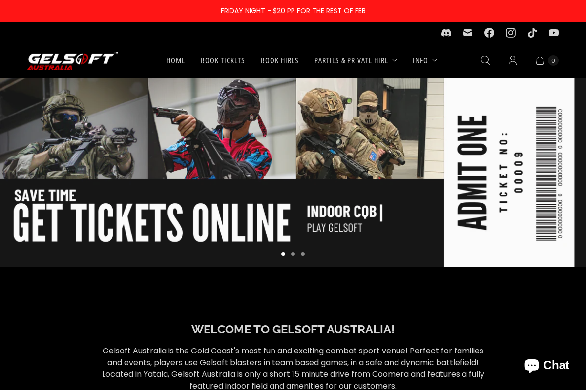 Gelsoft Australia homepage screenshot