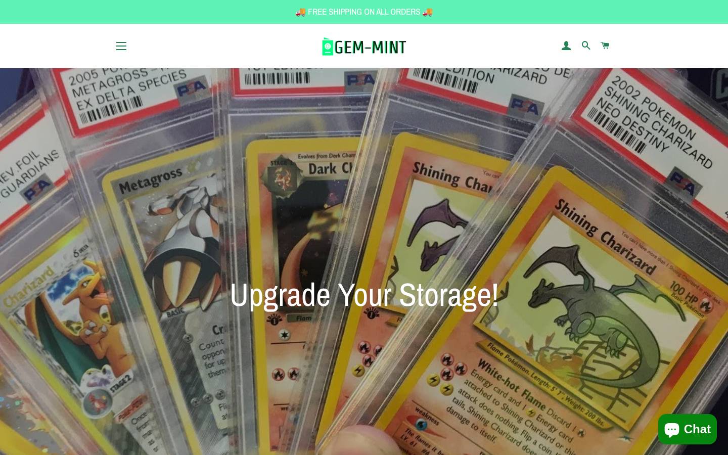 gem-mint.com homepage screenshot