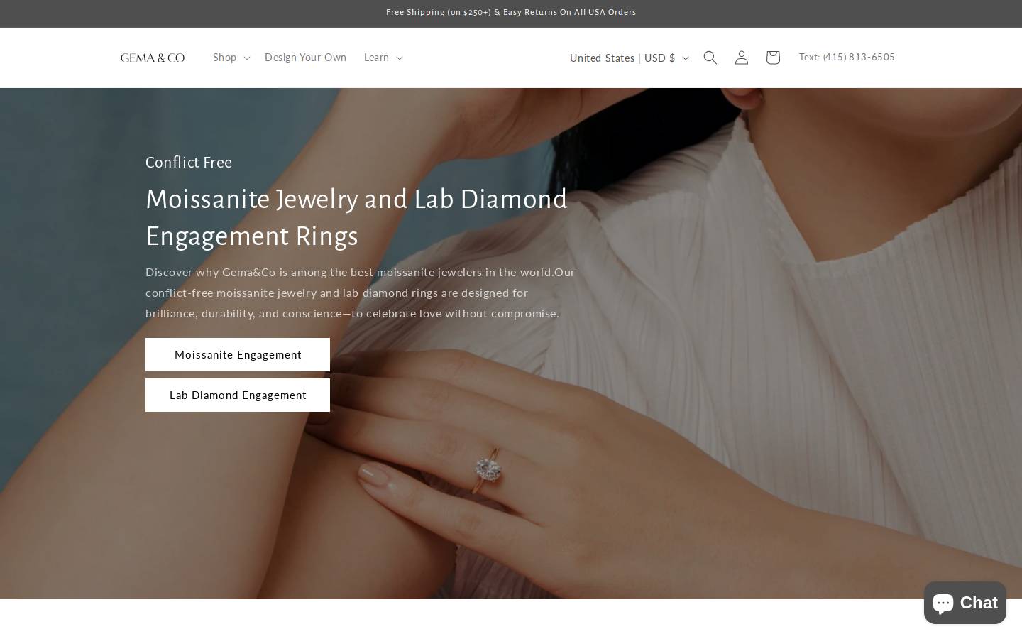 Gema&Co homepage screenshot