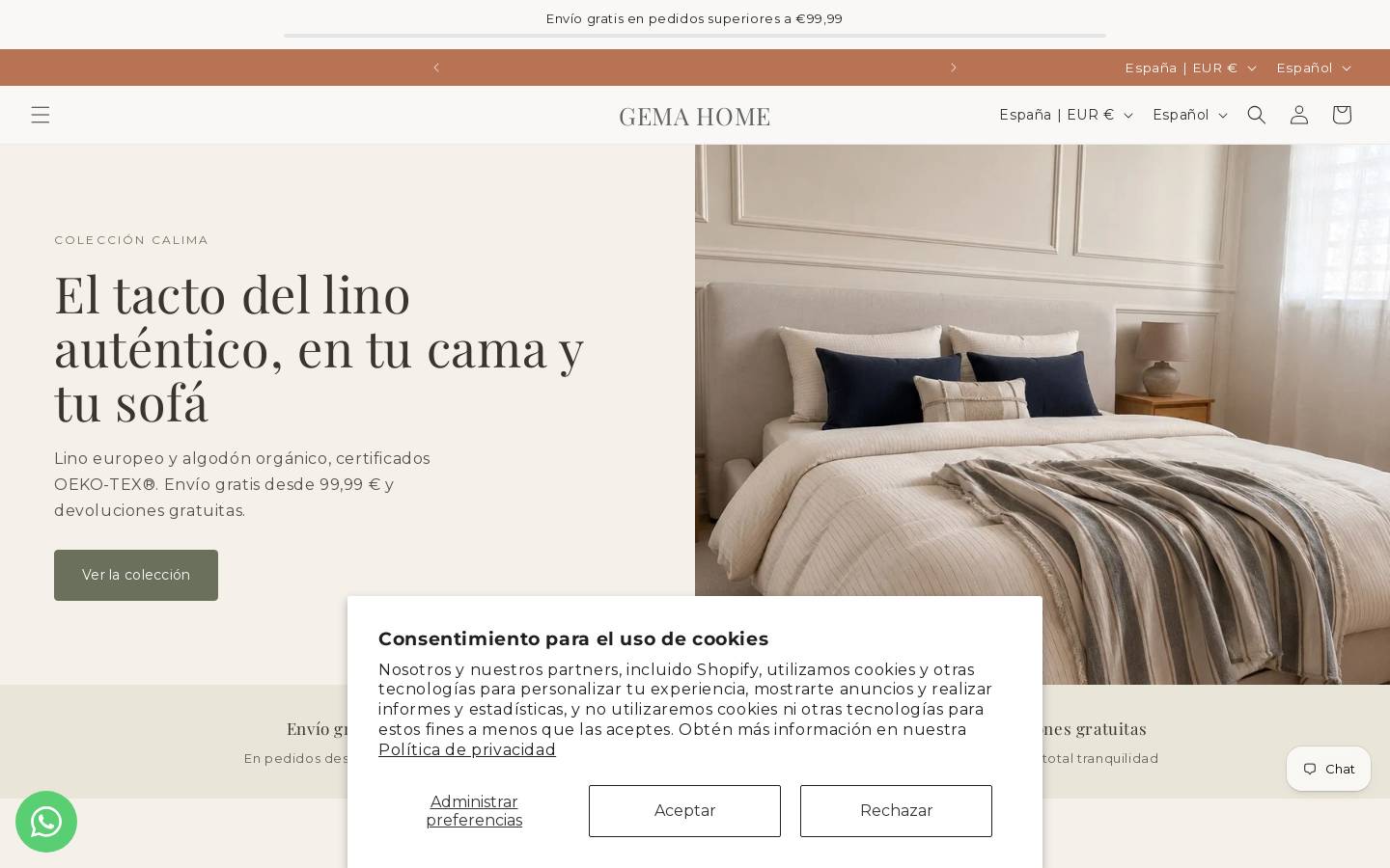 gemahome.net homepage screenshot