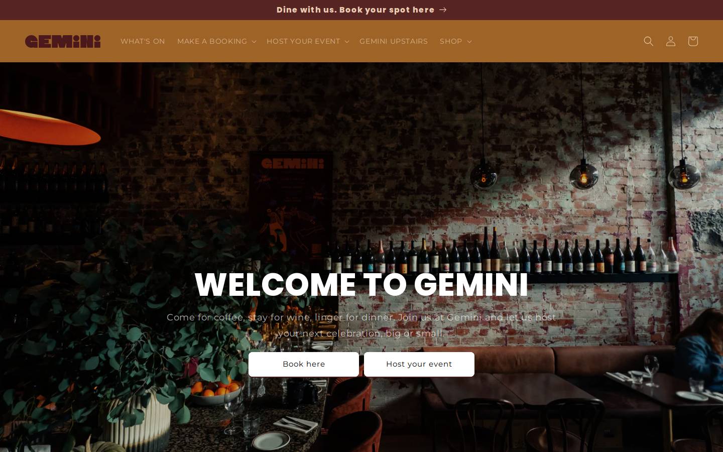 geminimelbourne.com homepage screenshot