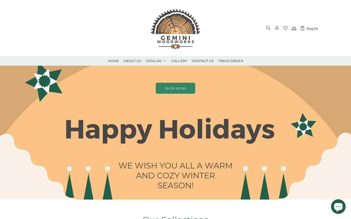 geminiwoodworks.com homepage screenshot
