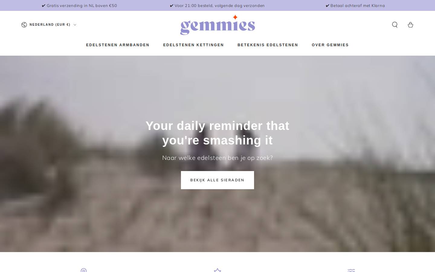 gemmies.nl homepage screenshot
