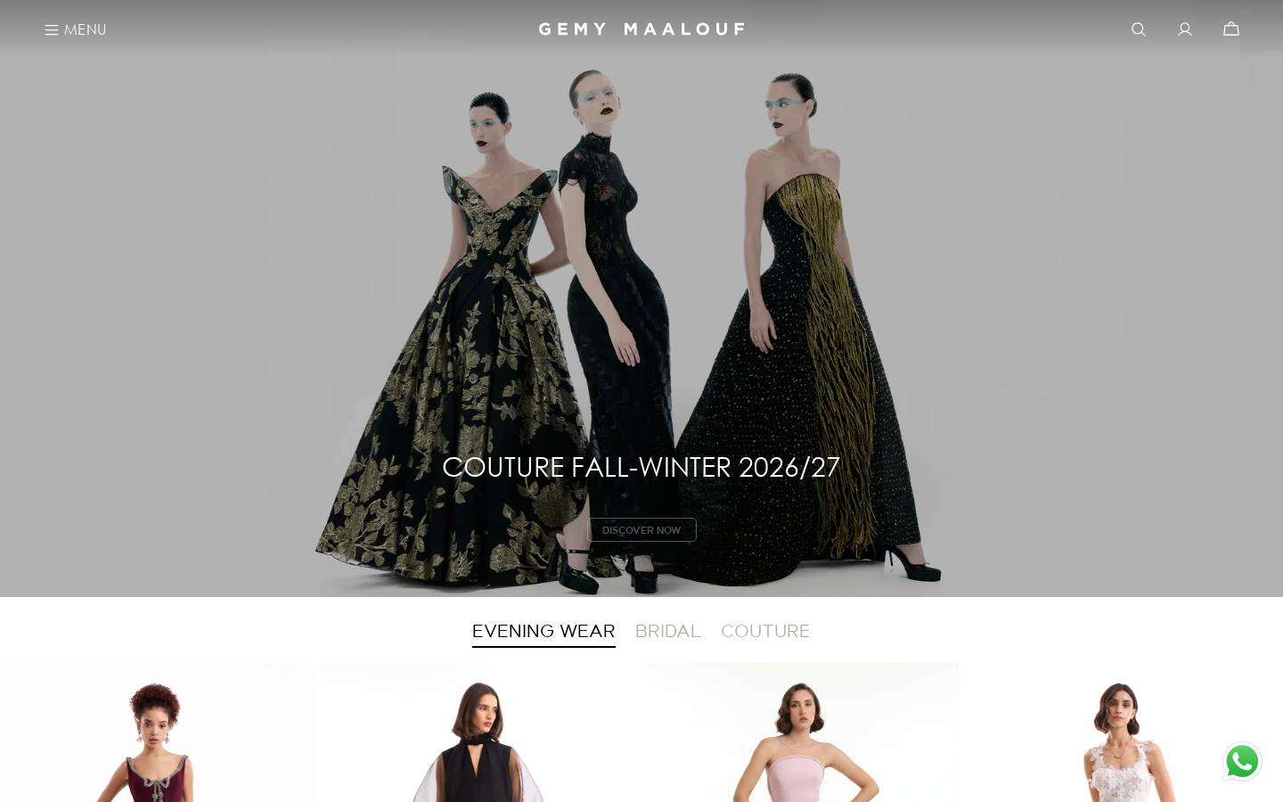 gemymaalouf.com homepage screenshot
