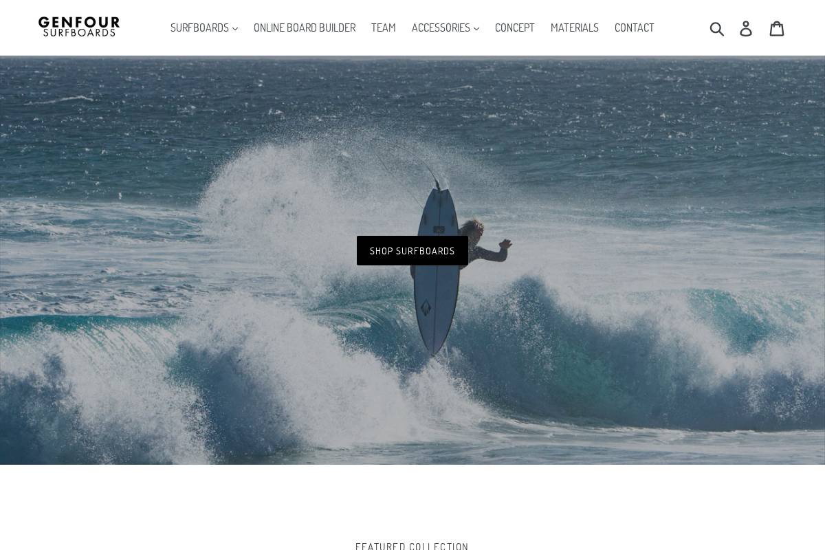 gen4surf.com homepage screenshot