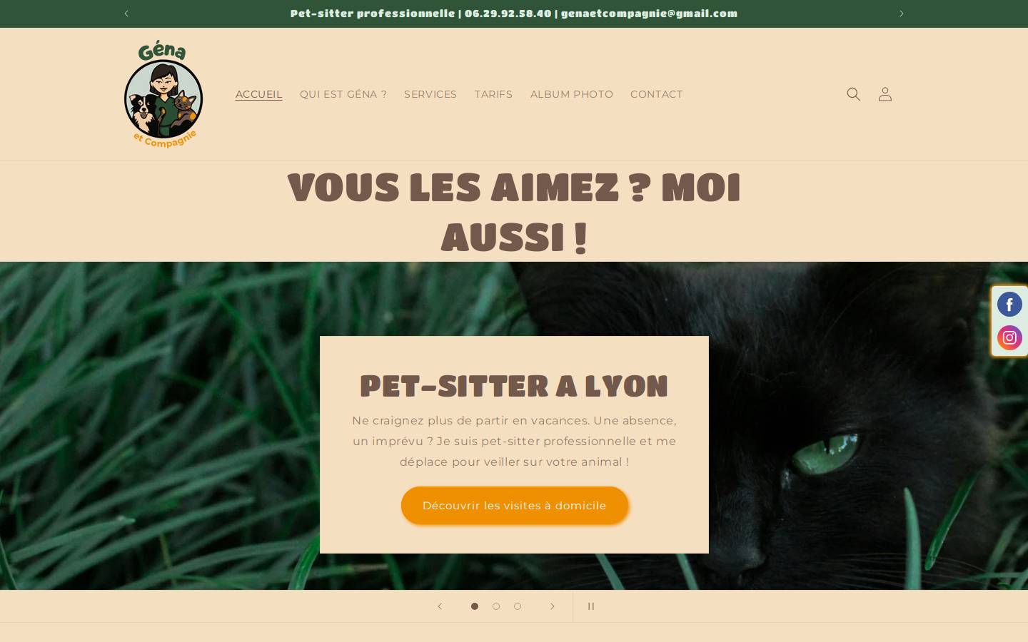 genaetcompagnie.fr homepage screenshot