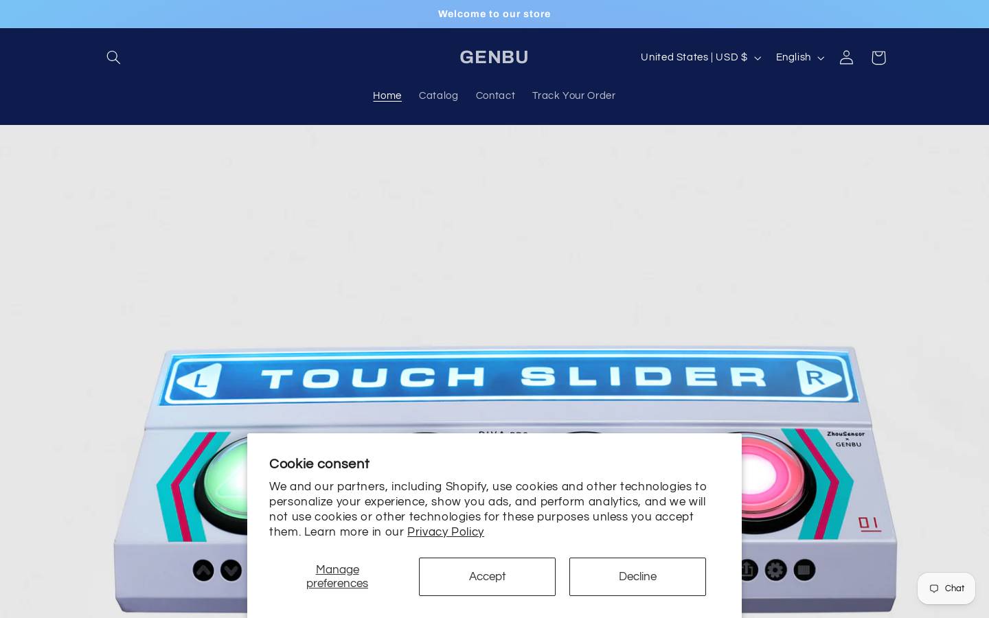 genbu.store homepage screenshot