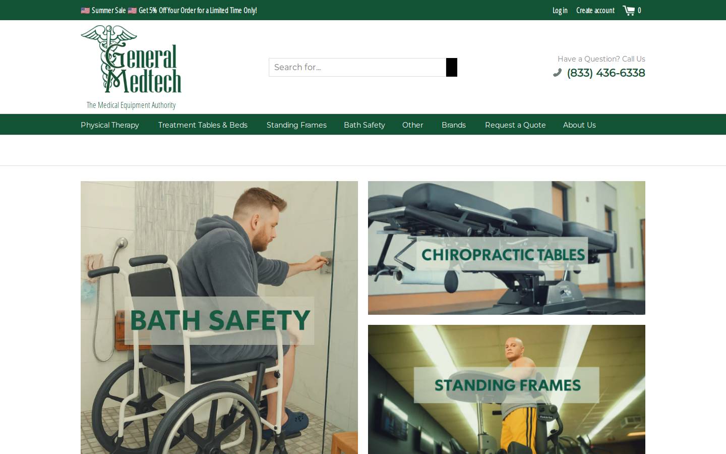 generalmedtech.com homepage screenshot