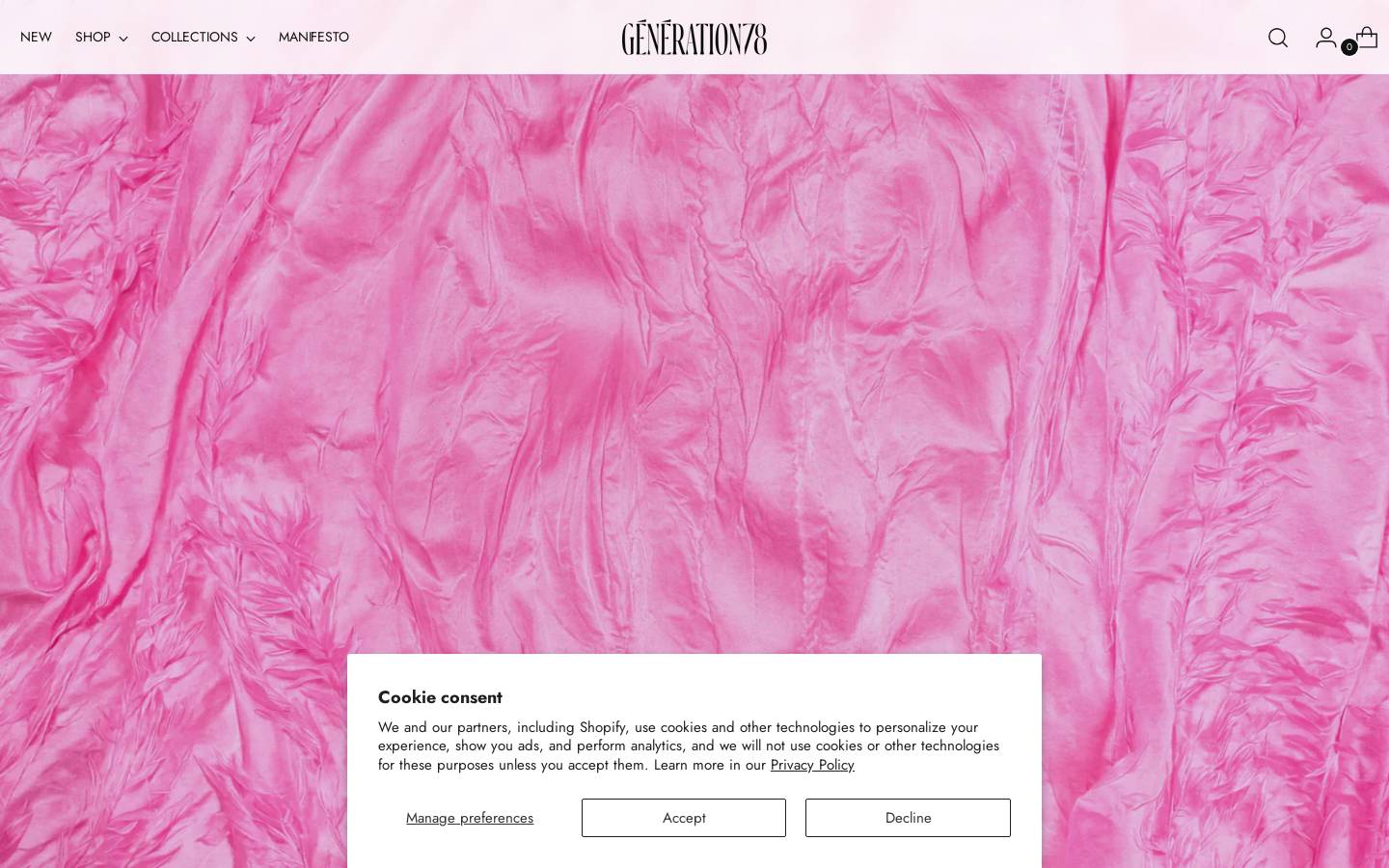 generation78.com homepage screenshot