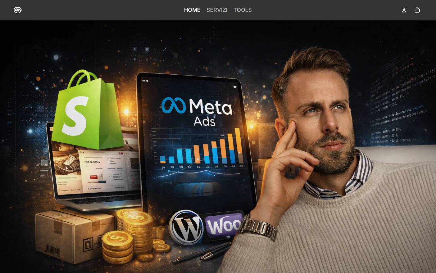 generationweb.it homepage screenshot