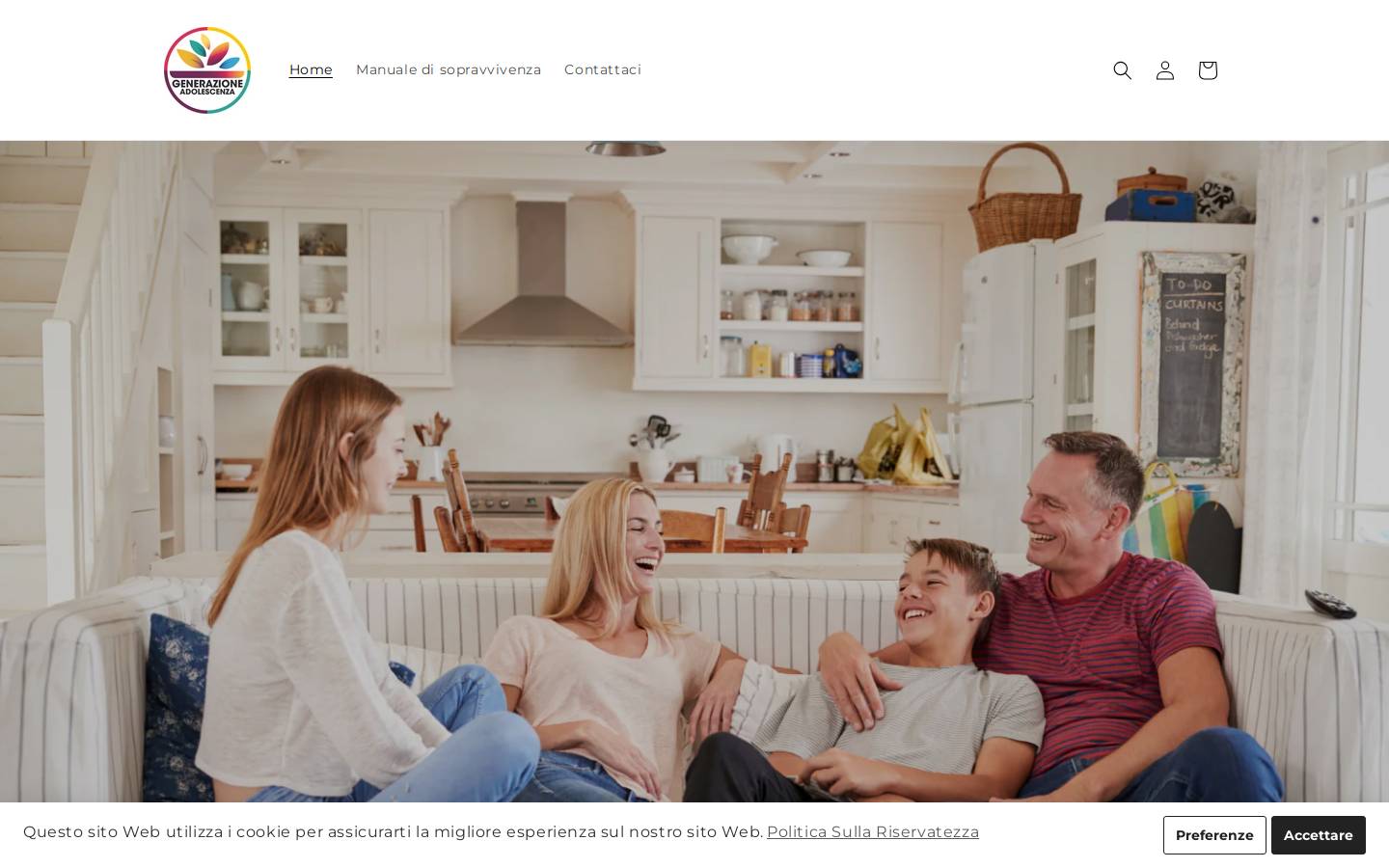 generazioneadolescenza.com homepage screenshot