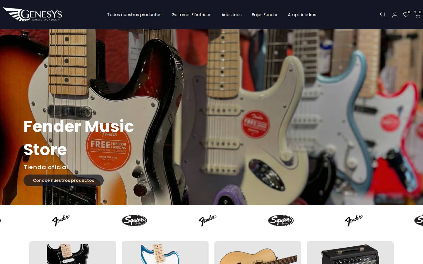 genesys-music.com homepage screenshot