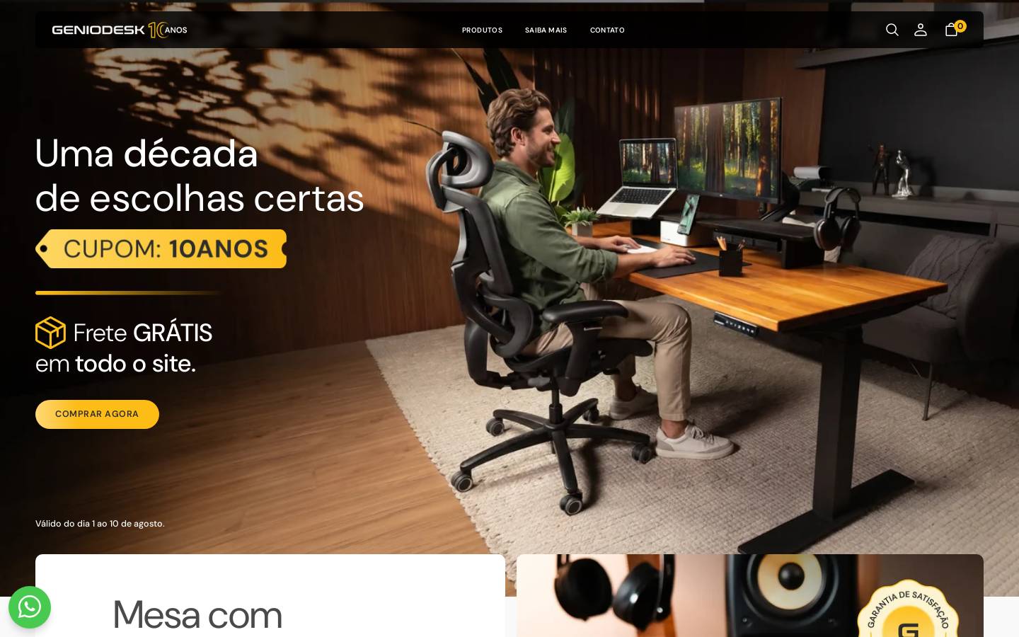 geniodesk.com.br homepage screenshot