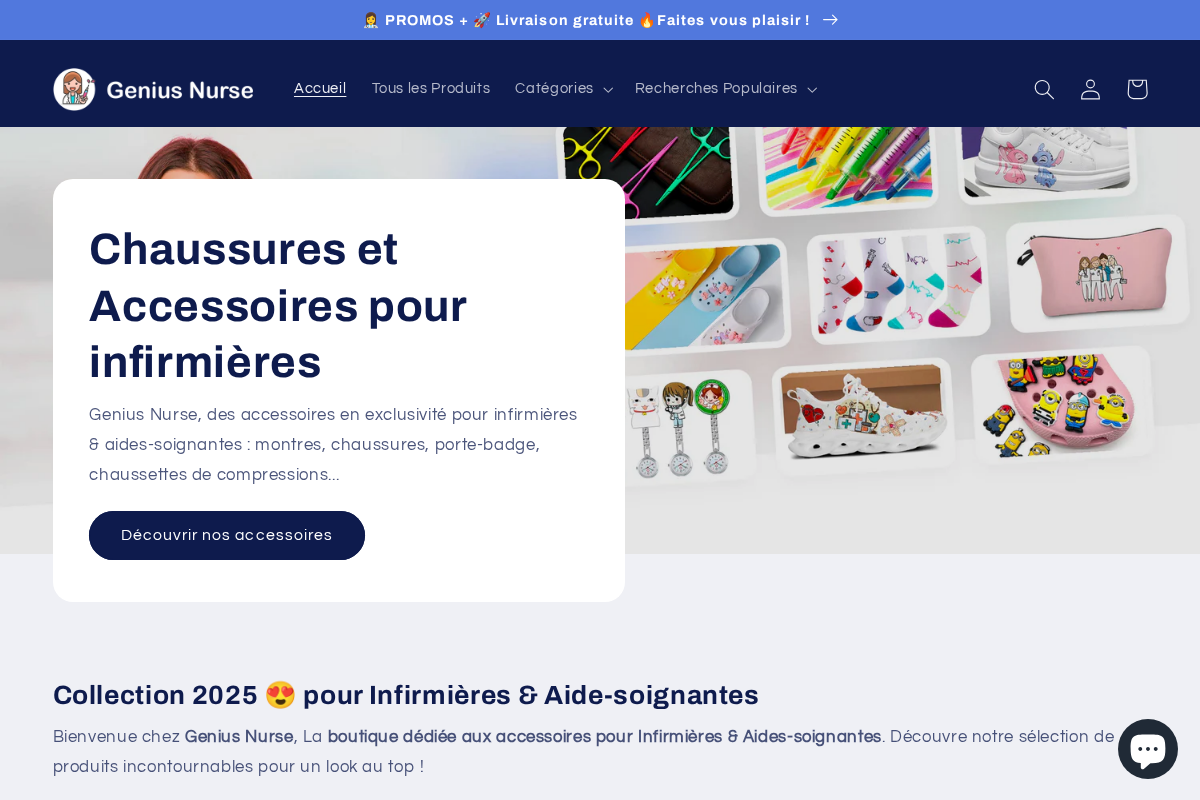 Genius Nurse homepage screenshot