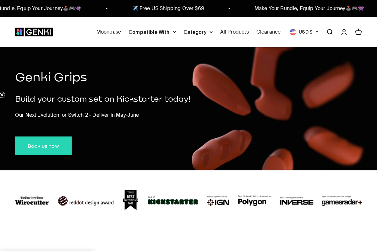 Genkithings homepage screenshot