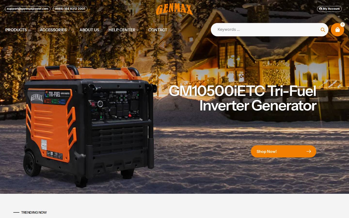 genmax.com homepage screenshot