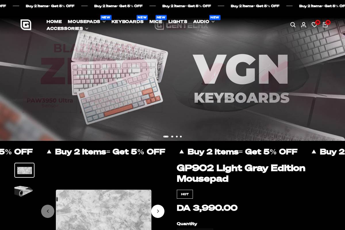 gentechx.com homepage screenshot