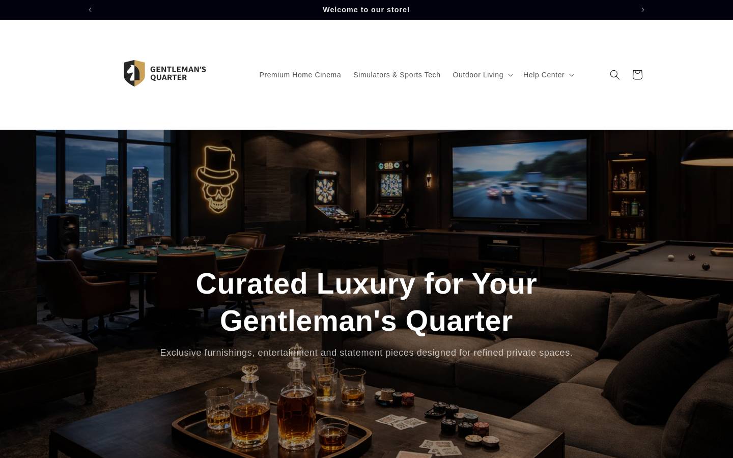 gentlemansquarter.com homepage screenshot