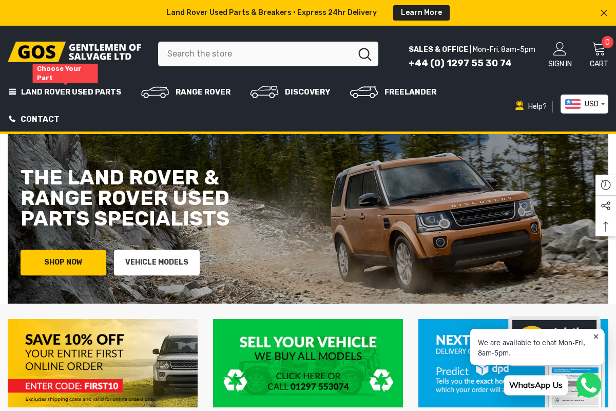 Gentlemen Of Salvage homepage screenshot